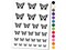 Elegant Swallowtail Butterfly Temporary Tattoo Water Resistant Fake Body Art Set Collection